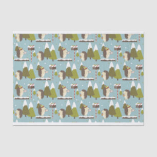 Weihnachts-Igel Kinder Seidenpapier