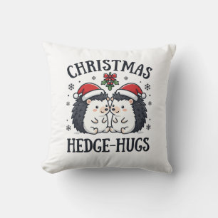 Weihnachts-Igel-Umarmer Süßer Igel Feiertags-Desig Kissen