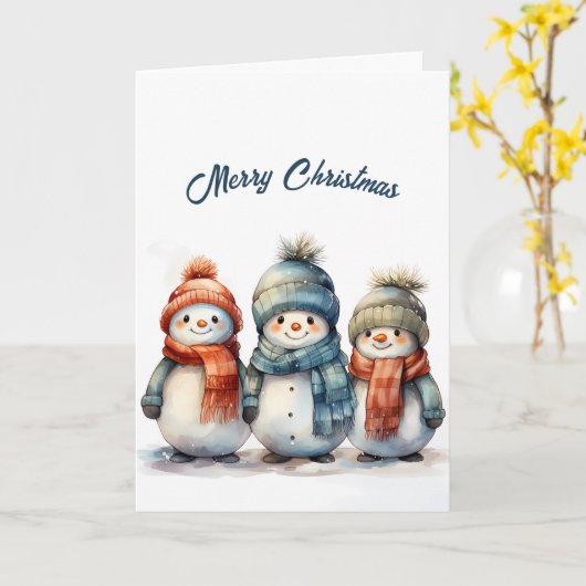 Weihnachts-Illustration Karte (Gelbe Blume)