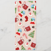 Weihnachts-Illustrationsmuster Programm (Rückseite)