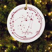 Weihnachts-Individuelle Name Sagittarius Zodiac Si Keramik Ornament