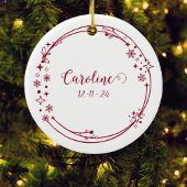 Weihnachts-Individuelle Name Sagittarius Zodiac Si Keramik Ornament