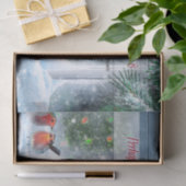 Weihnachts-inspirierendes Zitat "Lächeln" Seidenpapier (Geschenk)