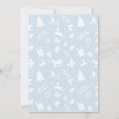 Weihnachts-Instagramm-Rahmen Feiertagsgruß-Foto Feiertagskarte (Rückseite)