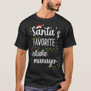Weihnachts-Intake-Manager Weihnachts-T-Shirt für W T-Shirt