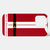 Weihnachts iPhone Case mit Funny Santa Design (Rückseite (Horizontal))