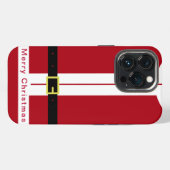 Weihnachts iPhone Case mit Funny Santa Design Hülle (Rückseite (Horizontal))
