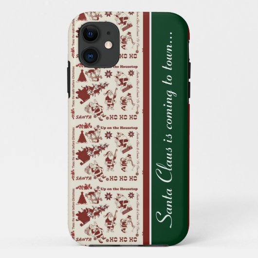Weihnachts-iPhone-Fall Case-Mate iPhone Hülle (Rückseite)