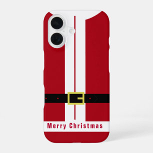 Weihnachts-iPhone-Hülle mit lustigem Weihnachtsman iPhone 16 Hülle