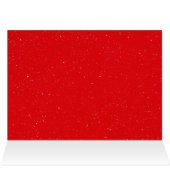 Weihnachts-Irish Setter in Schneeflocken (Innenansicht Horizontal (Oben))