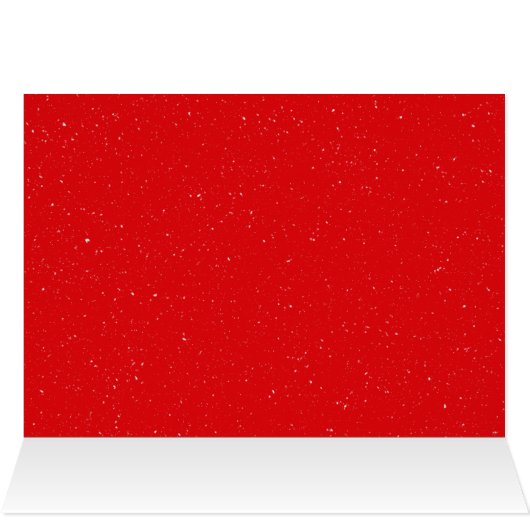 Weihnachts-Irish Setter in Schneeflocken (Innenansicht Horizontal (Oben))