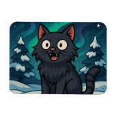 Weihnachts-Isländische Julkatze Magnet (Horizontal)