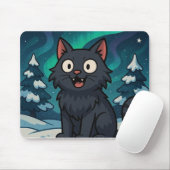 Weihnachts-Isländische Julkatze Mousepad (Mit Mouse)