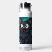 Weihnachts-Isländische Julkatze Trinkflasche (Vorderseite)