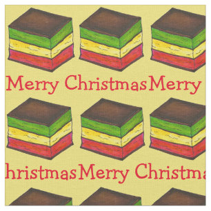Weihnachts-Italienischer Regenbogen (7 Schicht) Ko Stoff