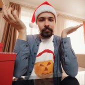 Weihnachts-Jack-o-Laterne T-Shirt