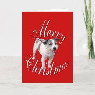 Weihnachts-Jack Russell Terrier Feiertagskarte