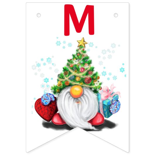 Weihnachts-Jagdfahnen mit Geschenken - Spaß Wimpelkette (Zweite Fahne)