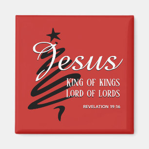 Weihnachts JESUS KING OF KINGS Magnet