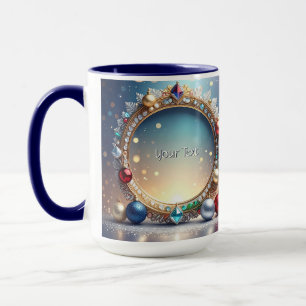 Weihnachts Jewel Frame Holiday Tasse