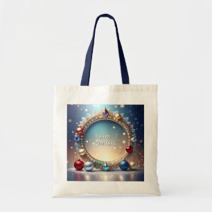 Weihnachts Jewel Frame Holiday Totbeutel Tragetasche