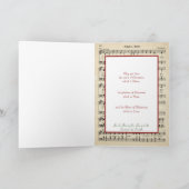 Weihnachts Jingle Bells Sheet Music Karte (Innenseite)