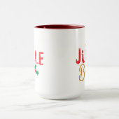 Weihnachts-Jingle-Bells und Holly Xmas-Cheers Tasse (Zentrum)