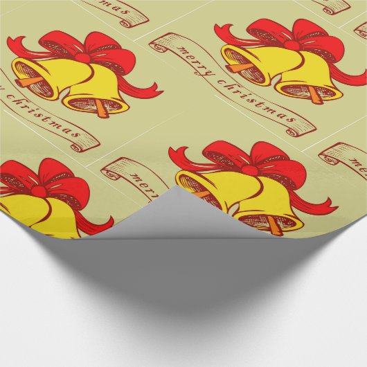 Weihnachts-Jingle-Glocke Geschenkpapier (Ecke)