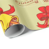 Weihnachts-Jingle-Glocke Geschenkpapier (Rolleneckpunkt)