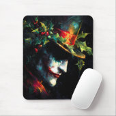 Weihnachts-Joker-Portrait Mousepad (Mit Mouse)