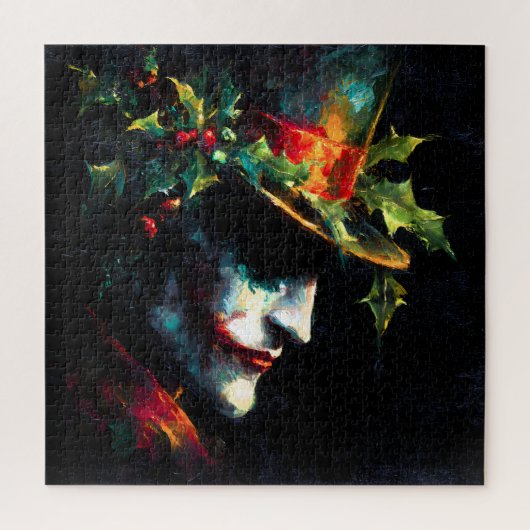 Weihnachts-Joker-Portrait Puzzle (Vertikal)
