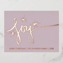 Weihnachts-Joy Blush-Hand-Buchstaben gepresst