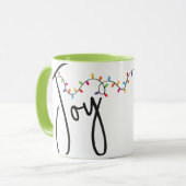 Weihnachts-Joy Custom-Tasse Tasse (Vorderseite Links)