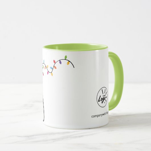 Weihnachts-Joy Custom-Tasse Tasse (VorderseiteRechts)