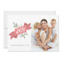 Weihnachts-Joy Holiday Banner Foto Gruß