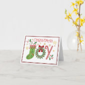 Weihnachts-Joy-Karte anpassen Karte (Gelbe Blume)