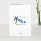 Weihnachts-Joy-Karte Feiertagskarte (Rückseite)