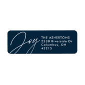 Weihnachts-Joy-Marineinfanterie Rücksendeadresse (Vorne)