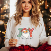 Weihnachts Joy Retro Santa in Sonnenbrille Sweatshirt