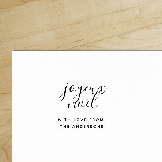 Weihnachts-Joyeux-Weihnachten mit Liebe aus Gummistempel