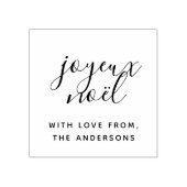 Weihnachts-Joyeux-Weihnachten mit Liebe aus Gummistempel (Prägung)