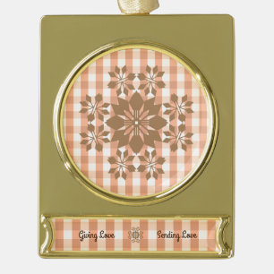 Weihnachts-Jubiläum-Banner Banner-Ornament Gold