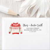 Weihnachts-Jumper-Rücksendesiegel (Insitu)