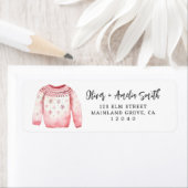 Weihnachts-Jumper-Rücksendesiegel (Insitu)