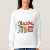 Weihnachts-Junkie-Sweatshirt, Festive Graphic Sweatshirt (Vorderseite)