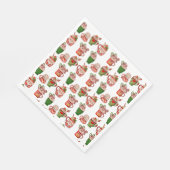 Weihnachts-Kaffeepapierbecher Serviette (Ecke)