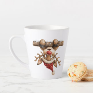Weihnachts-Kaffeetasse, festliche Keramik Milchtasse