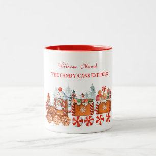 Weihnachts-Kaffeetasse Zweifarbige Tasse
