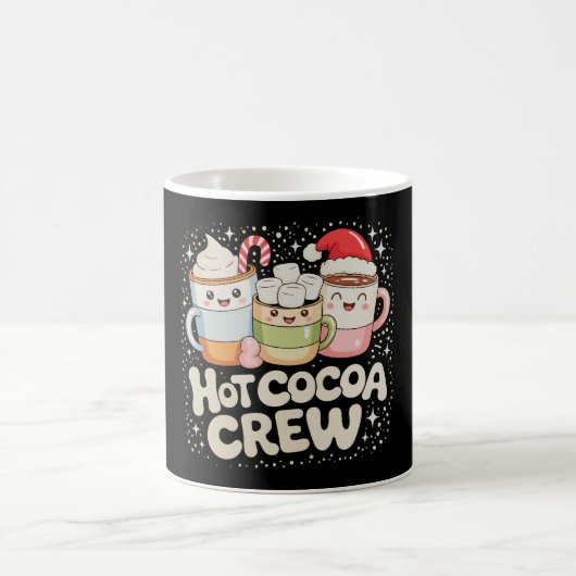 Weihnachts-Kakao-Crew Weihnachten Weihnachtsferien Kaffeetasse (Mittel)