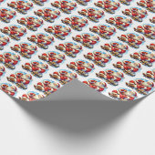 Weihnachts-Kakao Geschenkpapier (Ecke)